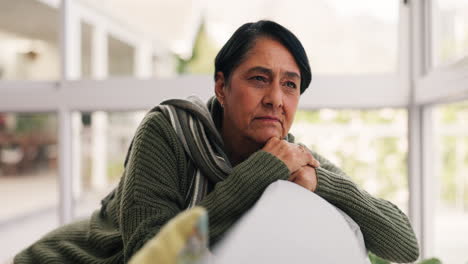 retirement, thinking and senior woman