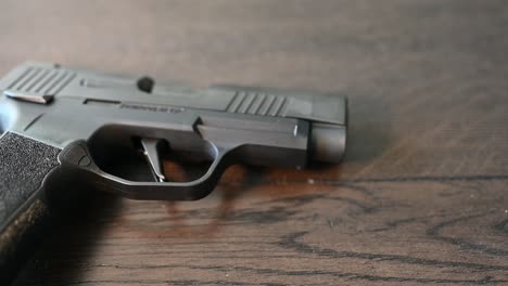 the pistol is a very popular concealed carry weapon, left to right slow smooth slide