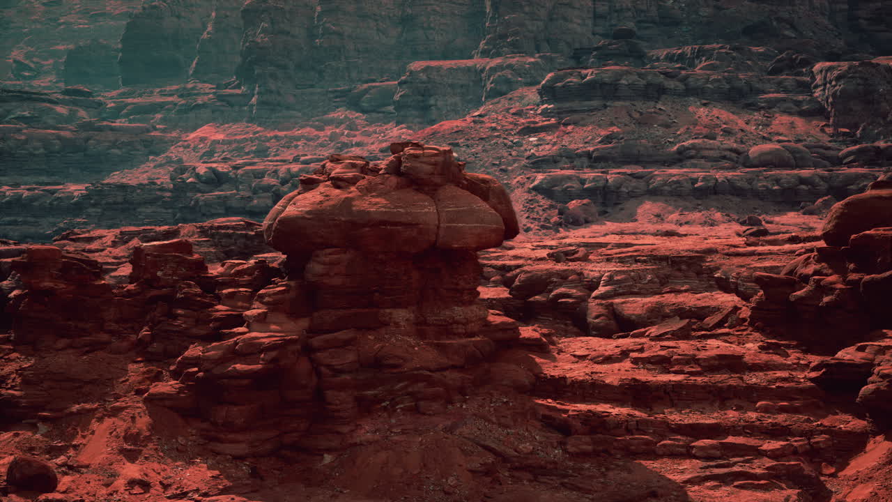 paisaje del cañón de las rocas rojas