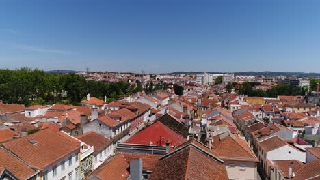 tomar portugal cityscape aerial view