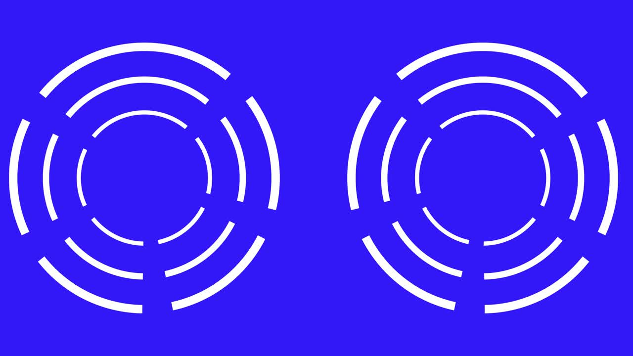 원 회전 스플릿 팝 애니메이션 모션 그래픽