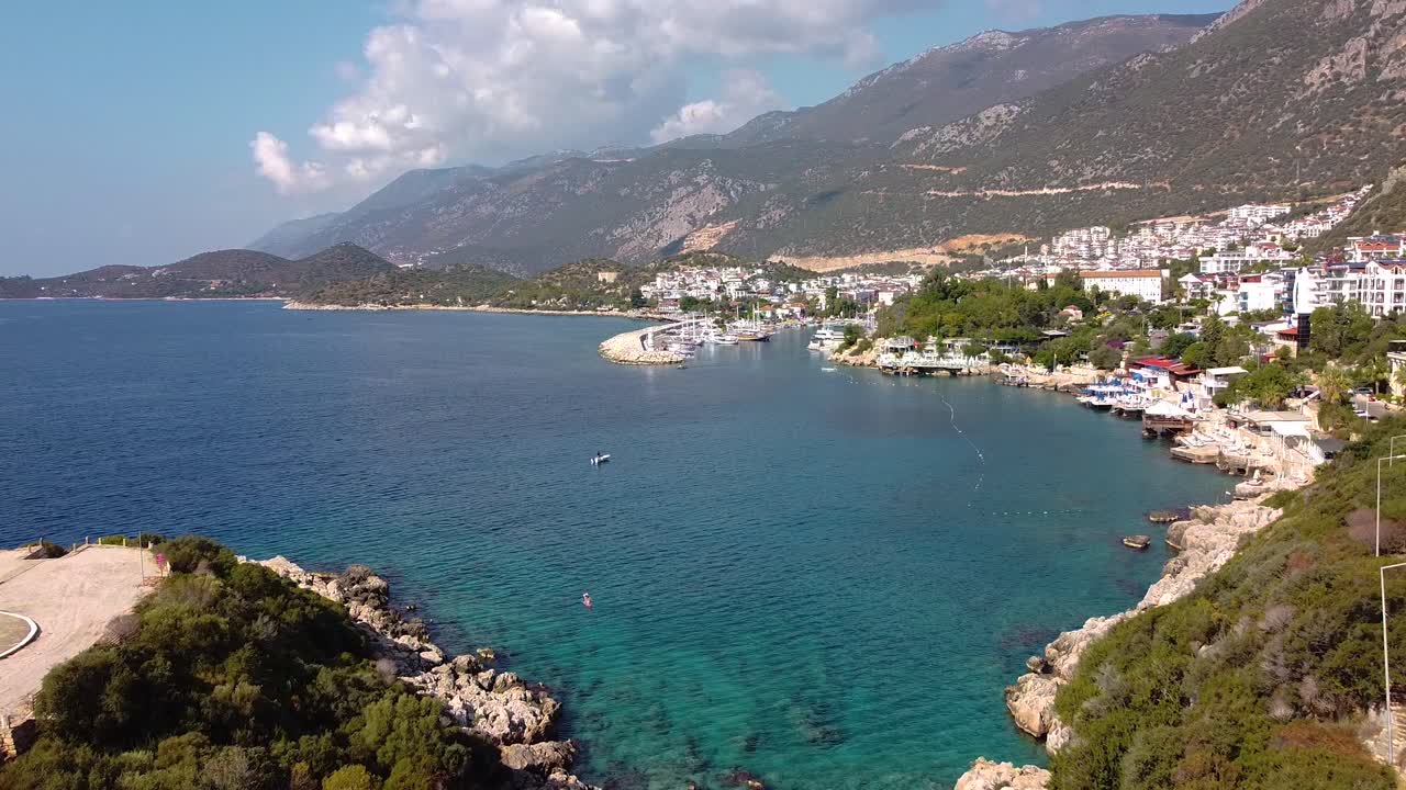 Overview of a mediterranean town