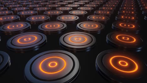 Abstract Glowing Circular Pattern
