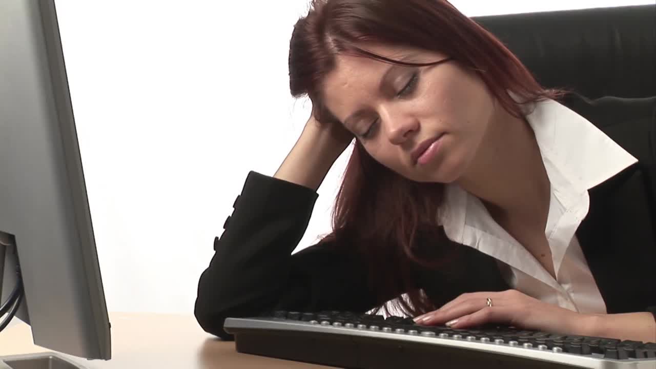 Filmati di repertorio: Persona che si addormenta