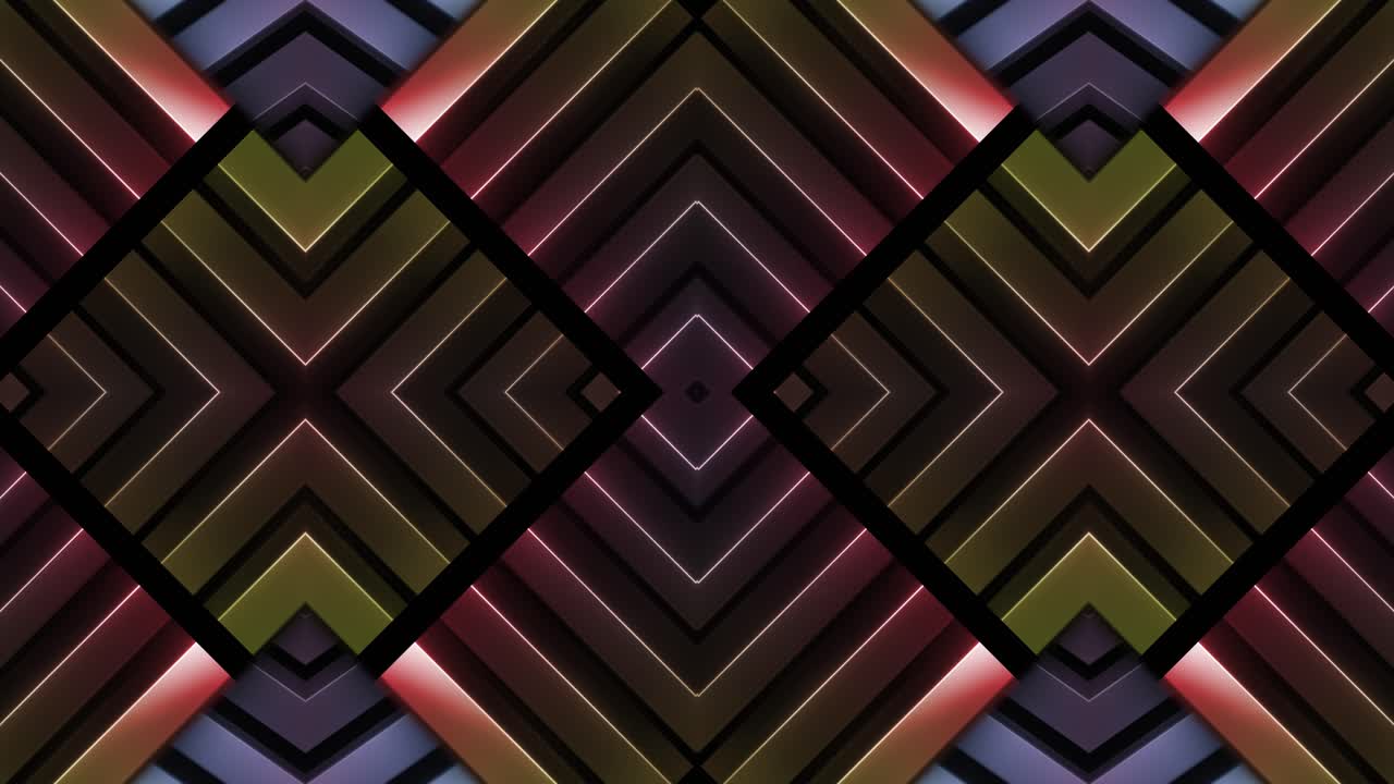 Geometric Abstract Light Pattern