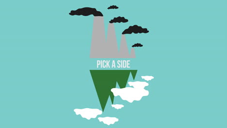 pick a side: climate change and the environment