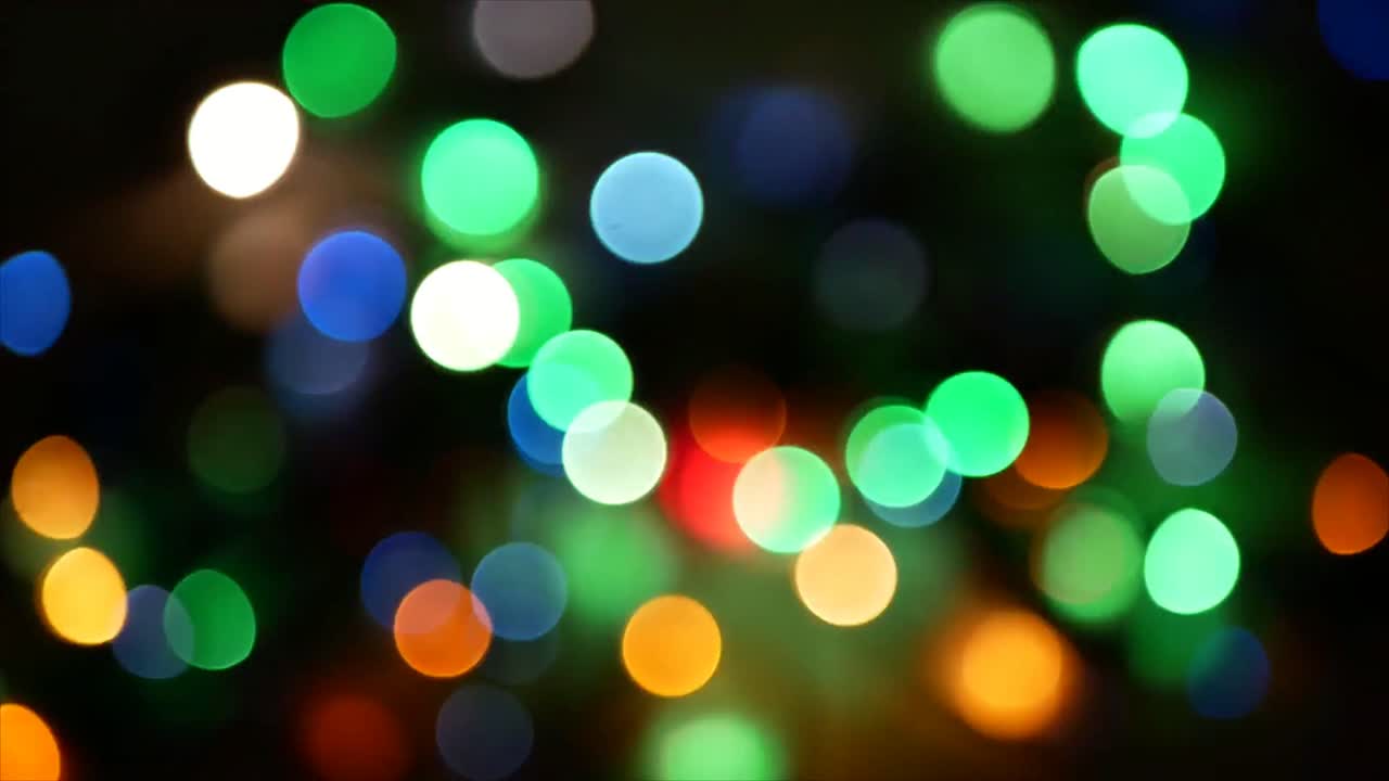 Dynamic Bokeh Lights with Shifting Colors