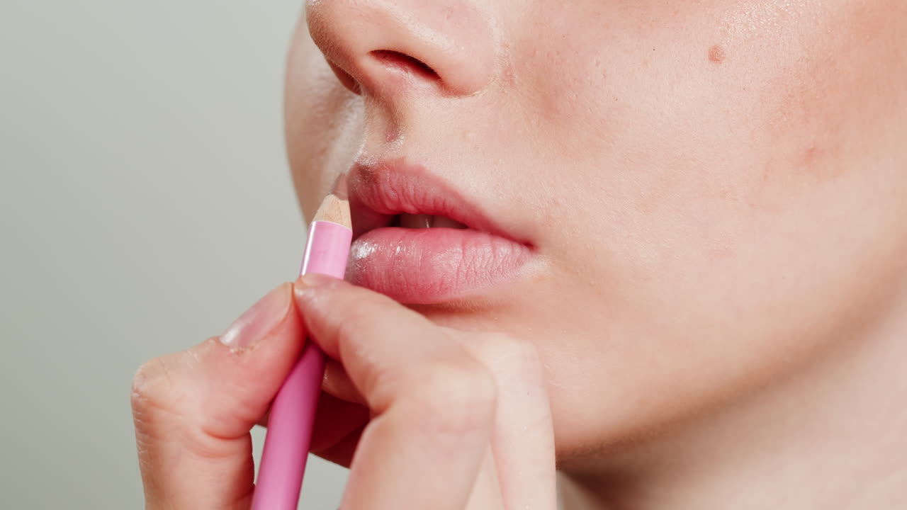 aplicación del forro labial