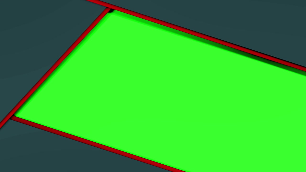 Garis Merah Geometris Abstrak Mengungkap Latar Belakang Layar Hijau