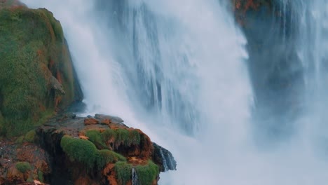 powerful waterfall cascading over rocks