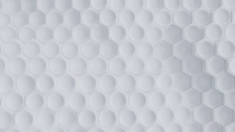 abstract hexagon geometric surface loop pattern on white background