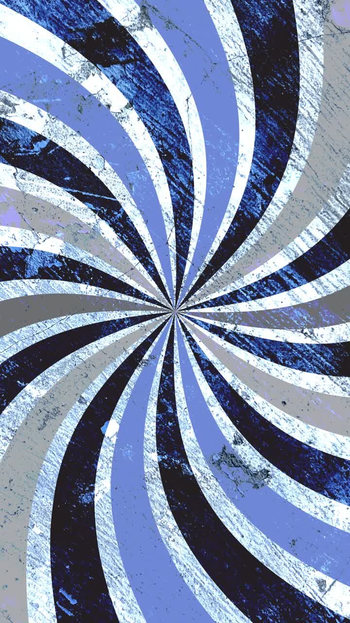 Sfondo Rotante a Spirale Grunge Blu Astratta