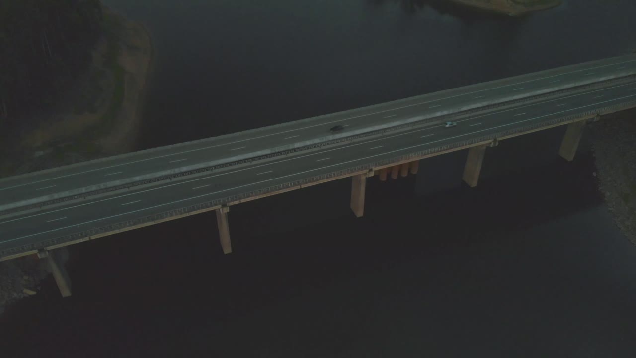 파라이부나 저수지 타모이오스 도로 교량 공중 영상