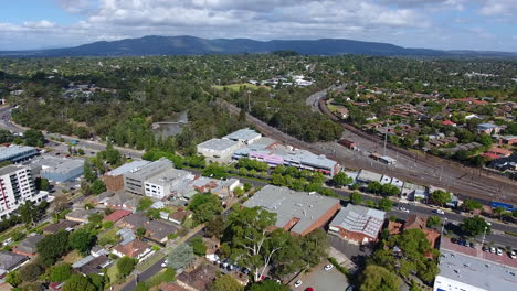 Aerial-of-Ringwood,-Victoria