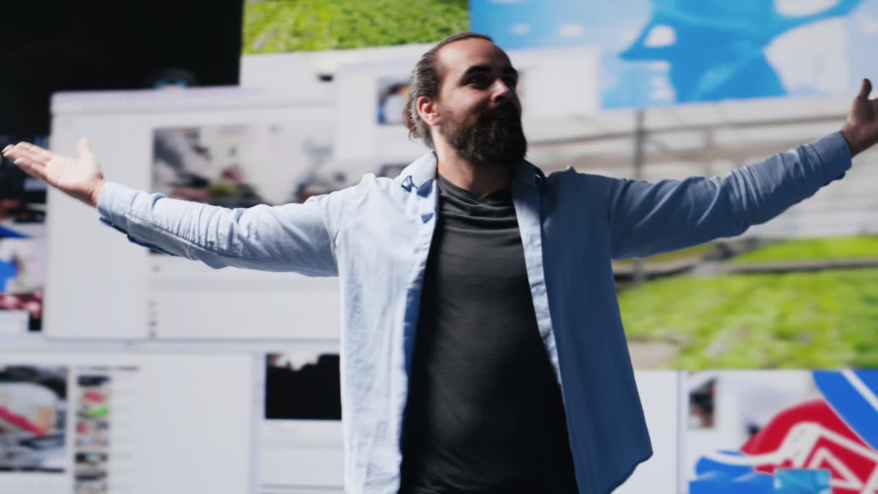 Successful online lifestyle of an influencer checking real time notifications