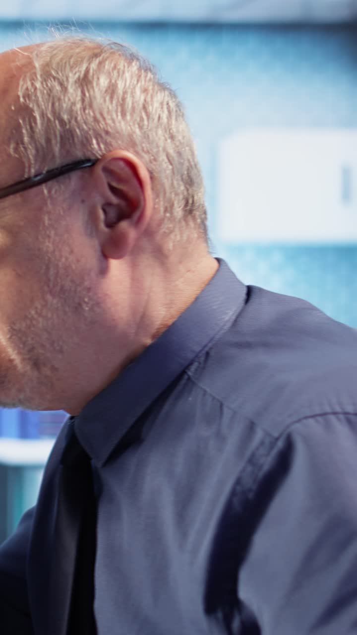 Man Coughing in Doctor's Office