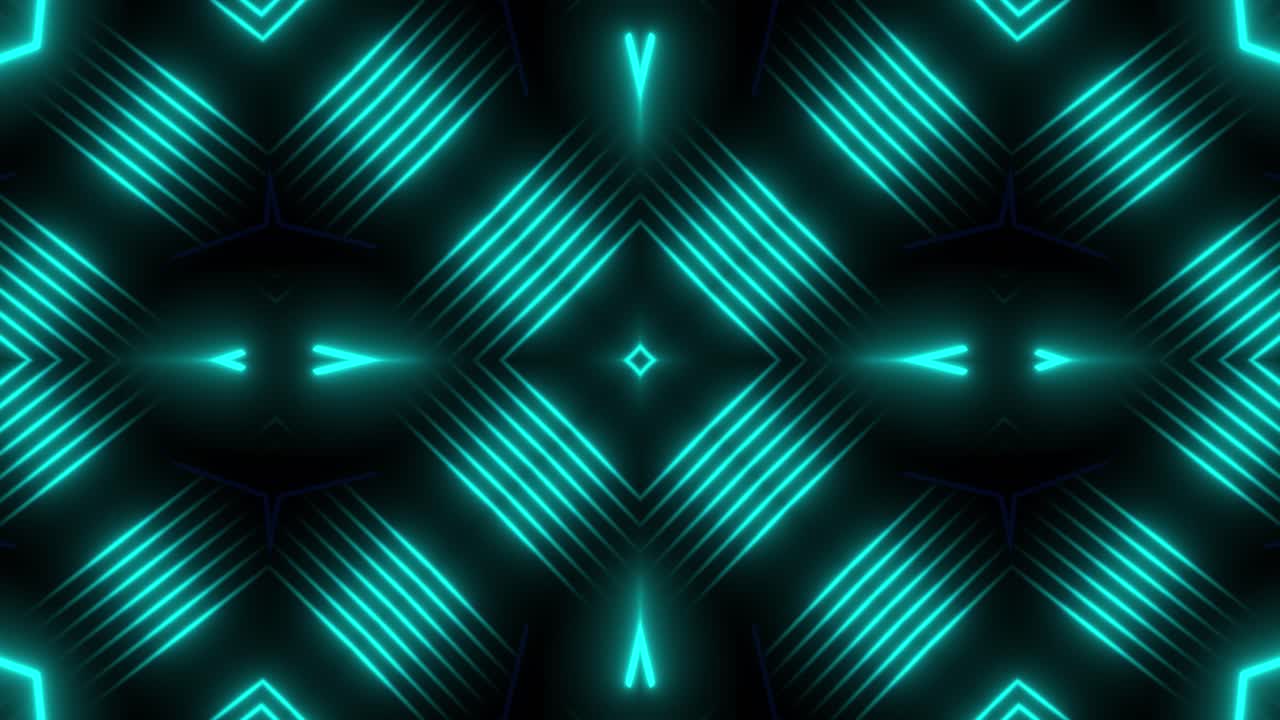 patrón geométrico de neón