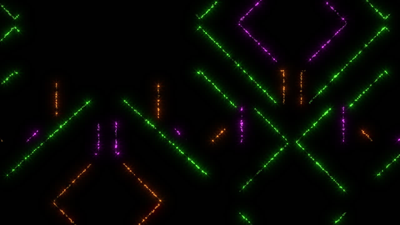 patrón de zigzag colorido creado con cuadrados