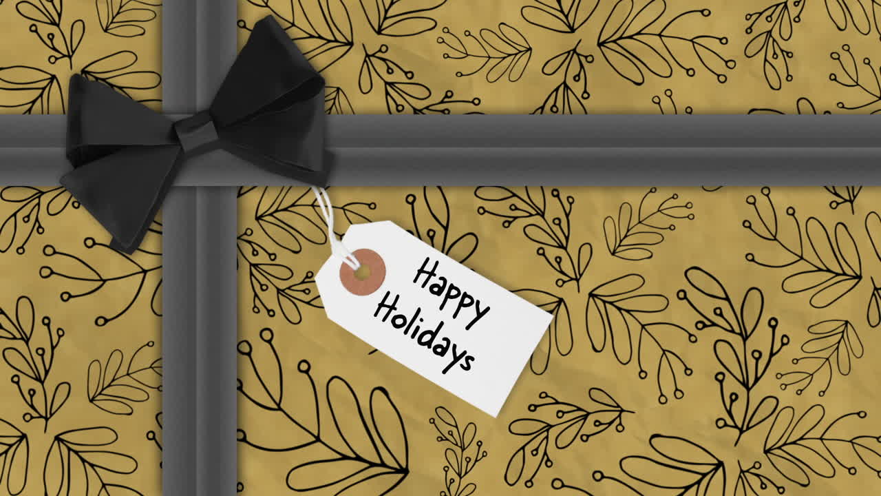 축제 포장 된 크리스마스 선물