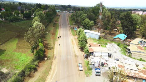 Asentamientos-Rurales-De-áfrica,-Casas-Rurales-De-Kenia,-Granjas-De-Agricultura-Verde,-Asentamientos-Pobres-De-áfrica,-Casas-Rurales-De-Kenia