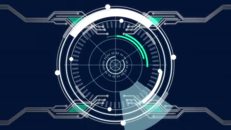 animation of 5g written in white scope scanning data processing