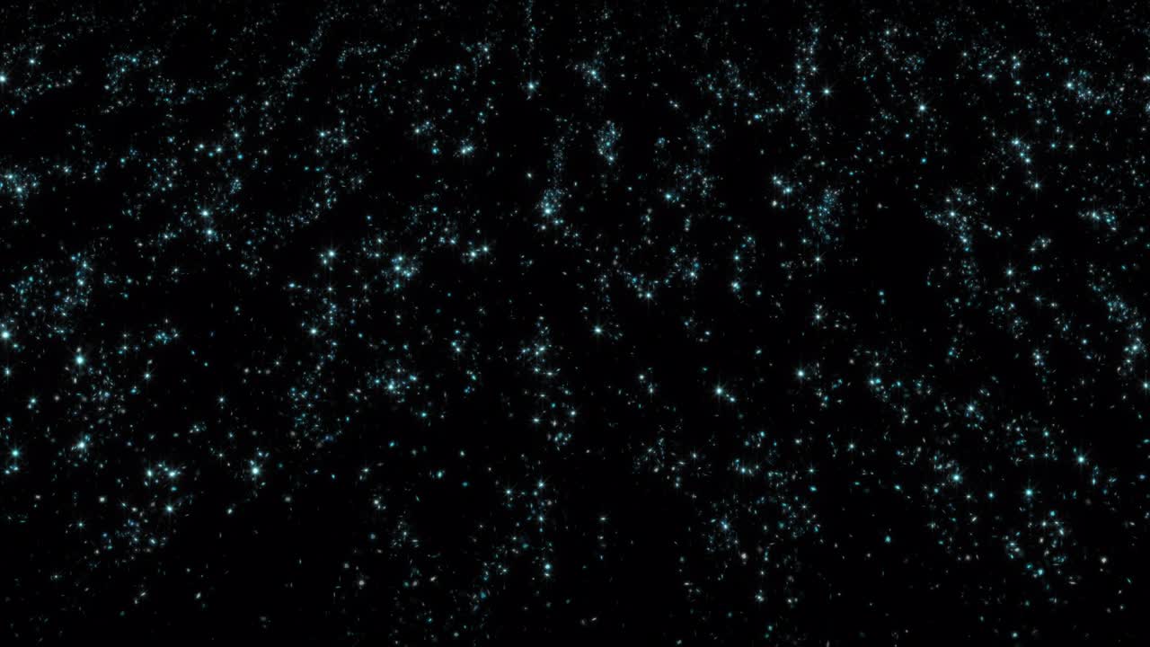 Falling Blue Ash Element Looping Background