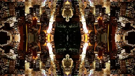 manhattan view abstract 00