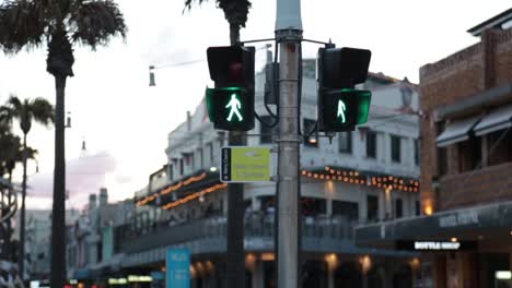 Traffic-lights-green-light-Manly-beach-pedestrians