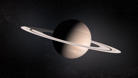 saturn in space