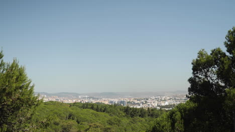 Vista-De-Lisboa-Desde-El-Panoramico-En-Monsanto