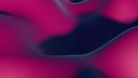3d render de material violeta líquido. animación de fondo abstracto. ondas y ondas líneas ultravioletas. bucle sin costuras de 4k.