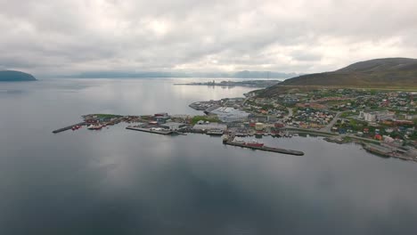 ciudad de hammerfest, finnmark, noruega