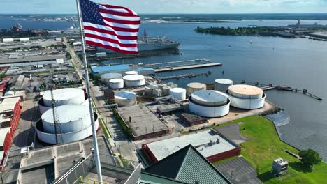 fuel crude oil storage at port in usa