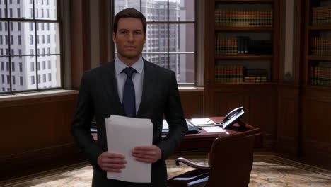 professional businessman in an office