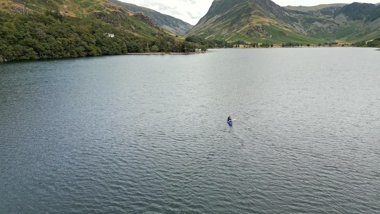 imágenes aéreas del distrito de los lagos en cumbria