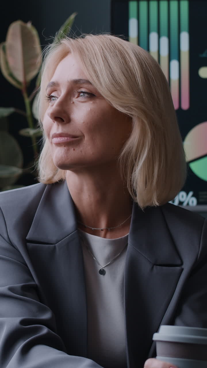 Businesswoman in Office Setting