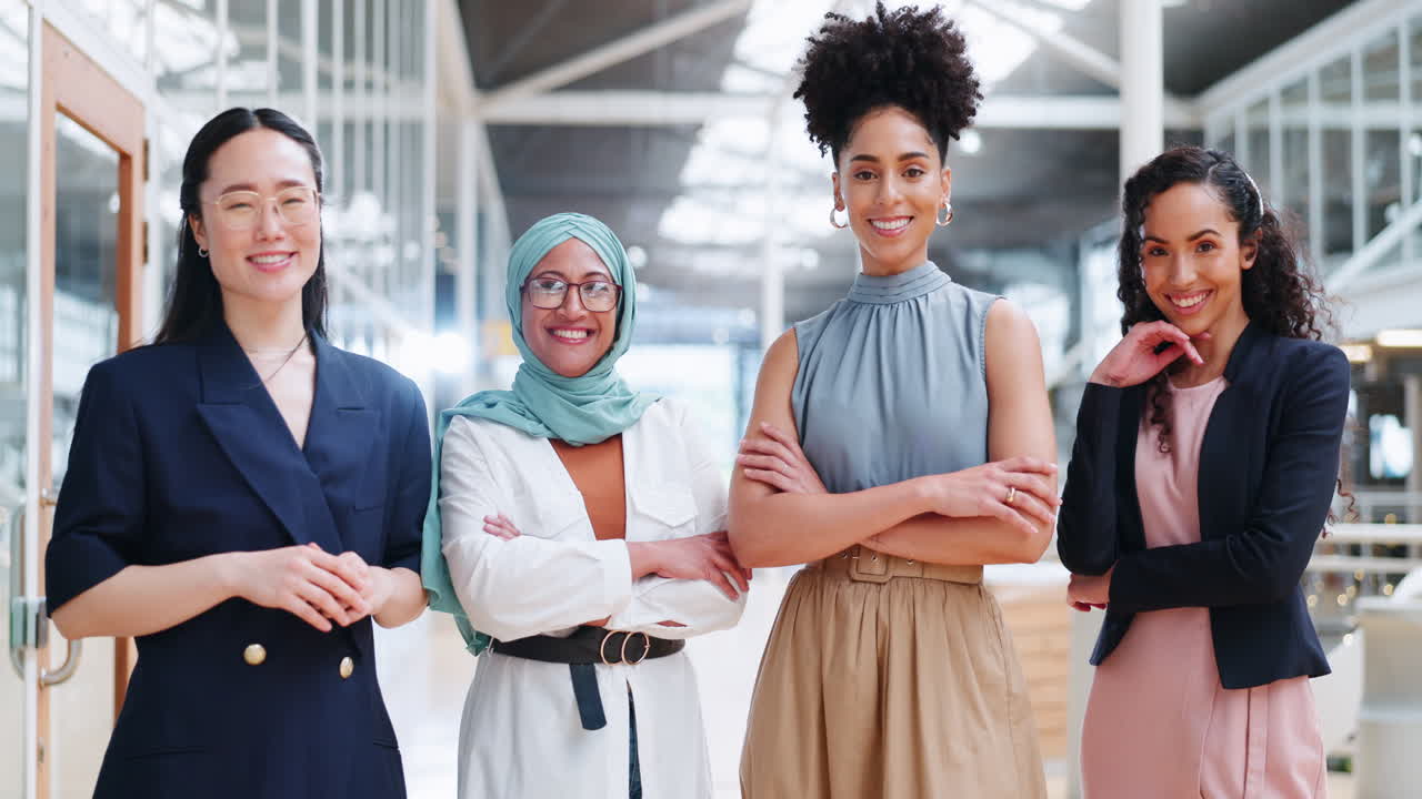 diversidad, empoderamiento y retrato del equipo