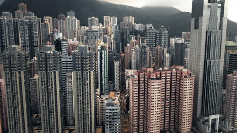 el paisaje urbano de hong kong