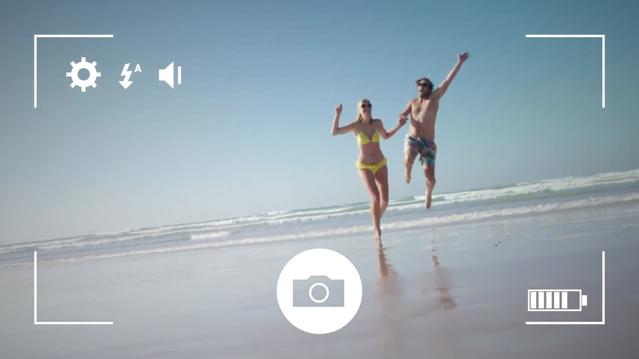 디지털 카메라 로 부부 의 사진 을 찍는 것