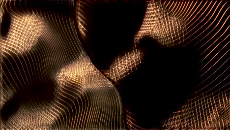 Artistic-animation-wallpaper-of-moving-bronze-golden-lines