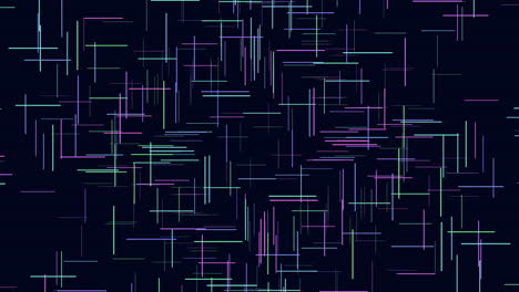 colorful intersecting lines on dark background