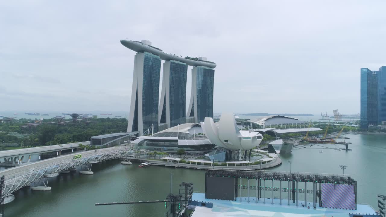 Marina Bay Sands and Science Museum, Singapore