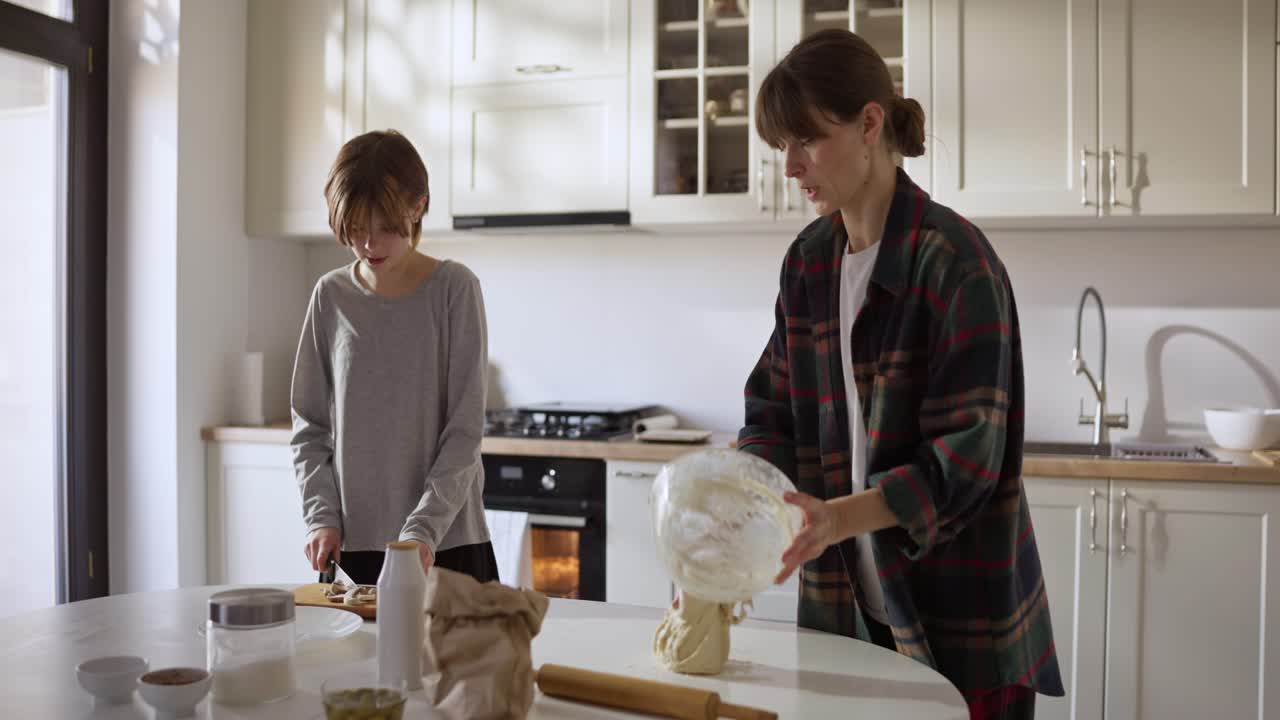 People cooking together in a kitchen