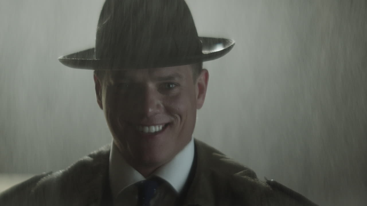 비가 오는 사람