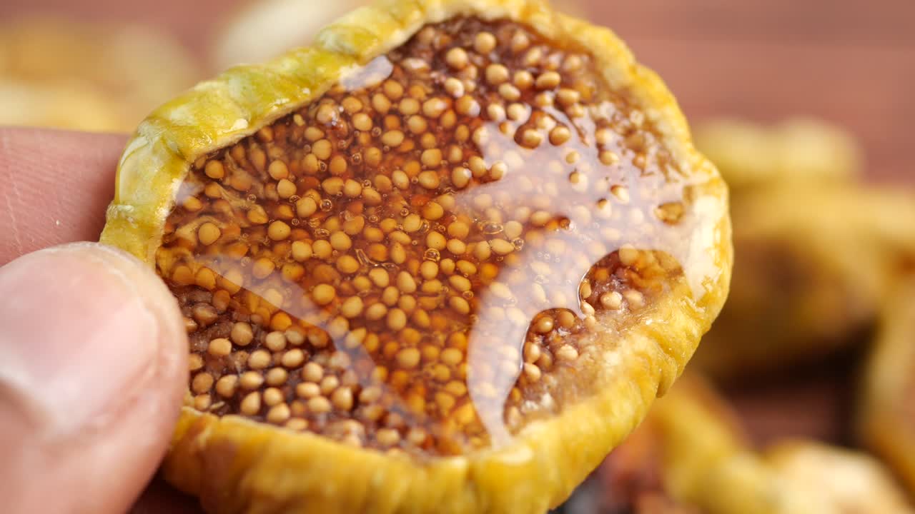 Close-up of a Dried Fig