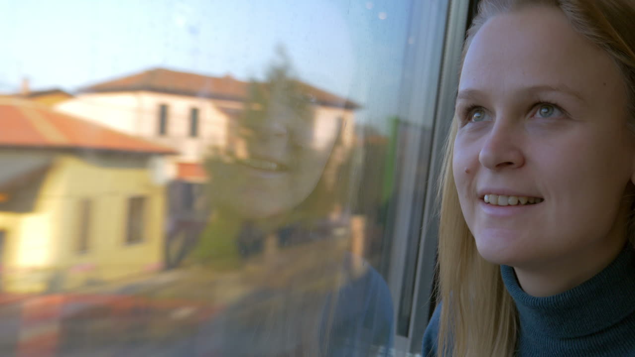 She passing by so many interesting places