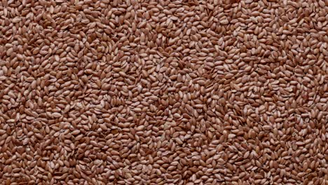 group of raw flaxseeds rotating in а circle