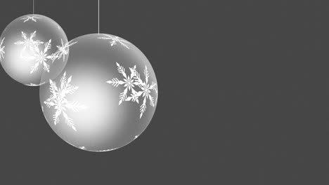 ornamento de vidrio brillante decoración festiva de copos de nieve para las fiestas
