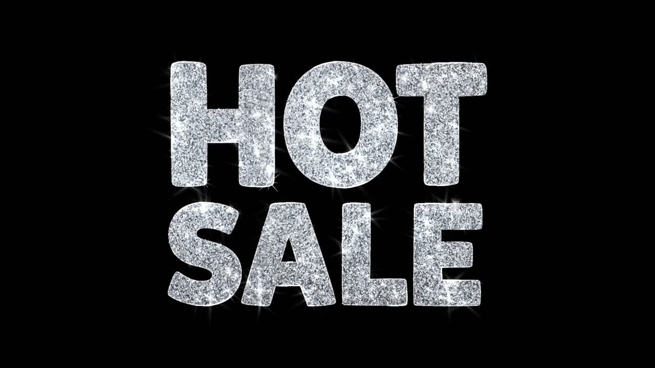 Hot Sale Glitter Text Graphic