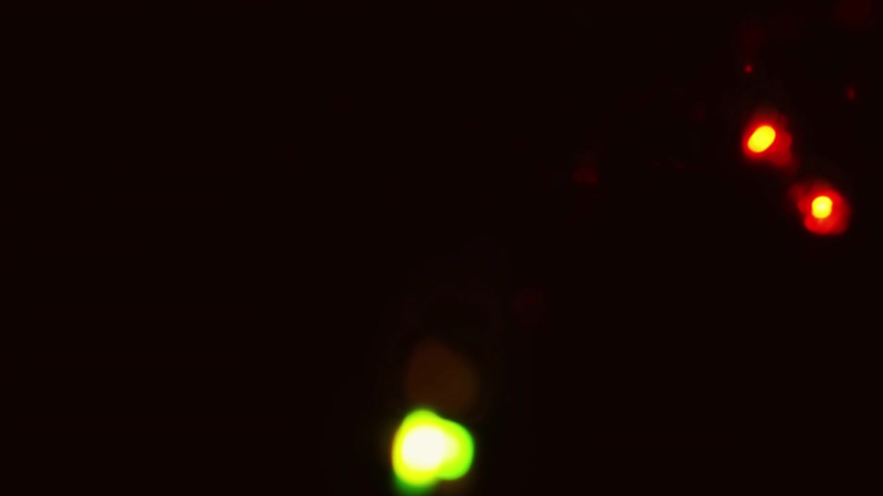 Abstract Bokeh Background with Blurry Red and Green Lights